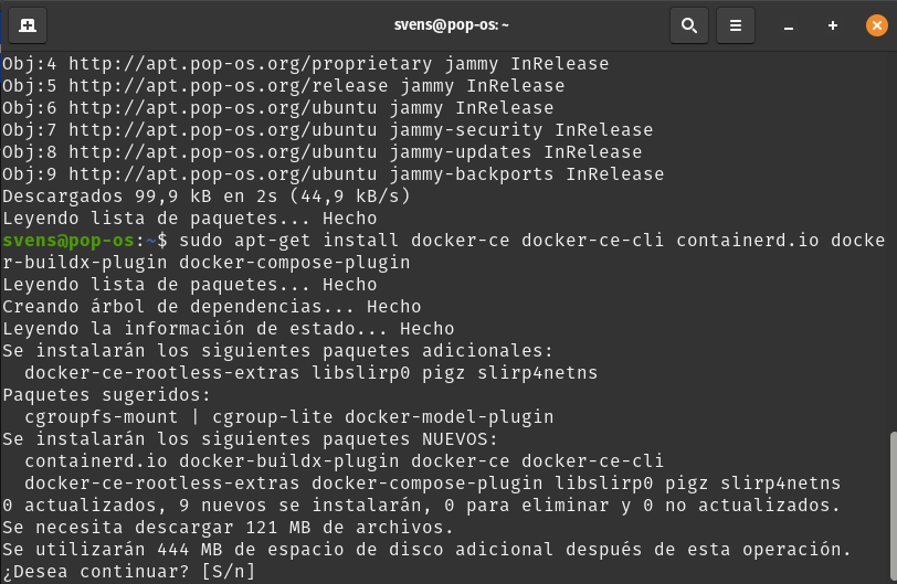 Terminal instalación Docker 3